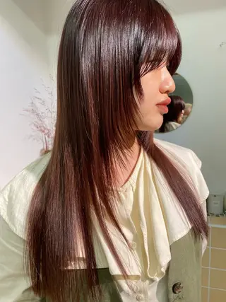 ロング sakura🌸 レイヤー/韓国ヘアのヘアスタイル