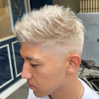 ショート カラー メンズ 吉田 新平のヘアスタイル