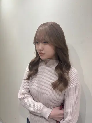 セミロング カラー 髪質改善🫧 カラー特化/Hinaのヘアスタイル