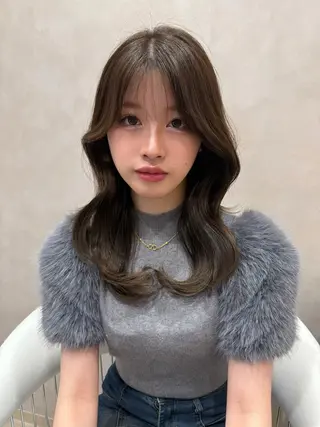 ロング 韓国ヘア/レイヤー/ 前髪/髪質改善/石川のヘアスタイル