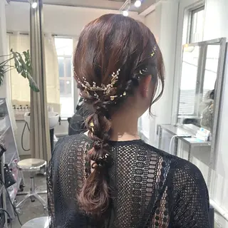 ロング ヘアアレンジ Je suis heureuse Tres所属・早朝セット☀️ レイヤー/Momoのヘアスタイル