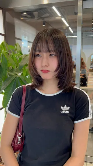 ミディアム 🌞レイヤー×カラー 前川那津美🌞のヘアスタイル