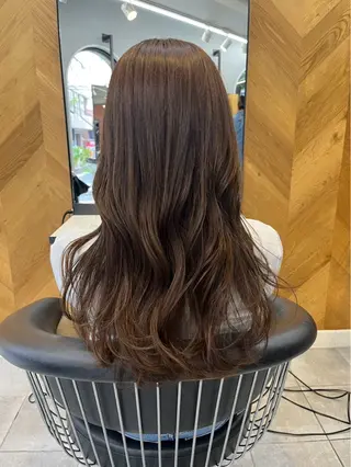 ロング カラー たまプラーザ/駅近/ CASA/前田 朋輝のヘアスタイル