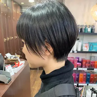 ショート 縮毛矯正/ショート/ レイヤー/畑中正敏のヘアスタイル