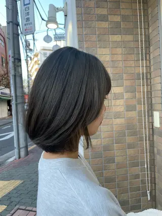 ショート カラー 🧸韓国/髪質改善 MOE🇰🇷🧸のヘアスタイル