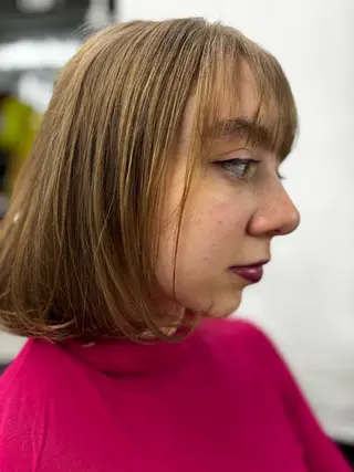 ショート 🌟髪質改善ケアカラ ー美髪縮毛矯正y🌟のヘアスタイル