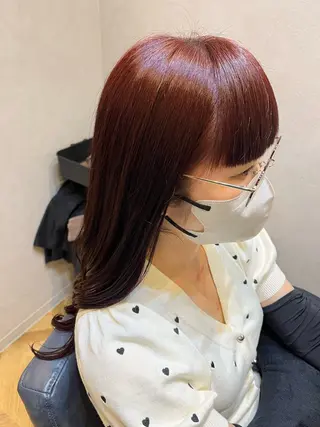 ロング カラー newi大分/ 磯部栞里のヘアスタイル