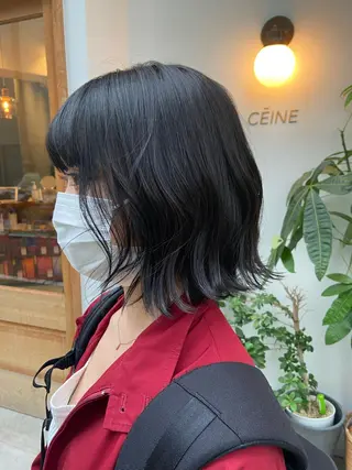 ミディアム なかむら ゆきのヘアスタイル