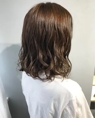 パーマ ボブパーマコテ巻き風 パーマNo1深江秀平のヘアスタイル