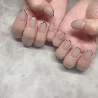 ネイル ネイルリボン 受付スタッフのネイルデザイン