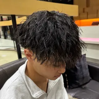 パーマ メンズ ヘアセット･ネイル 🎀あんりん🎀のヘアスタイル