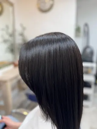 セミロング カラー 仲田 大記のヘアスタイル