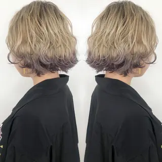 ショート カラー ヘアアレンジ 竹内啓太 ボブのヘアスタイル