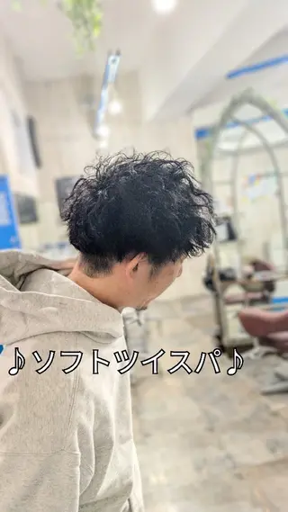 メンズ パーマ メンズパーマ/顔周り レイヤーカット/えののヘアスタイル