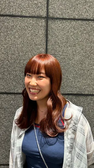 ロング カラー ꪆৎ平行アーチ ྀི ワカナの眉毛・アイブロウイメージ