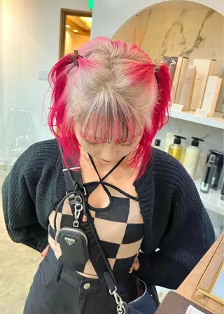 ミディアム カラー 心斎橋/ブリーチ minamiのヘアスタイル