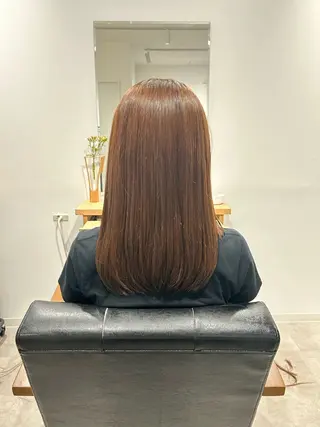 セミロング カラー 山田 堅登のヘアスタイル