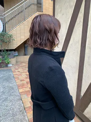 パーマ ボブパーマコテ巻き風 パーマNo1深江秀平のヘアスタイル