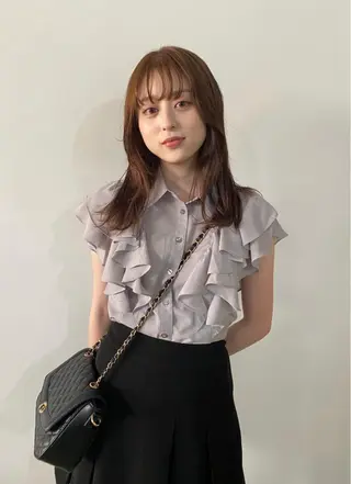 セミロング カラー GATTACA所属・KEI gattacaのヘアスタイル