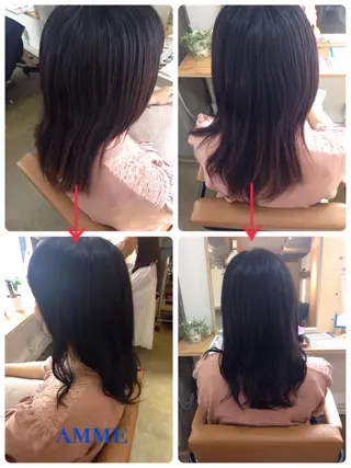 ミディアム カラー 💎髪質改善💎 デザイナーshinのヘアスタイル