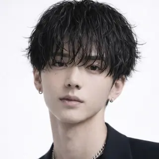 メンズ シャドウ/フェザー ニュアンスヘアメンズのヘアスタイル