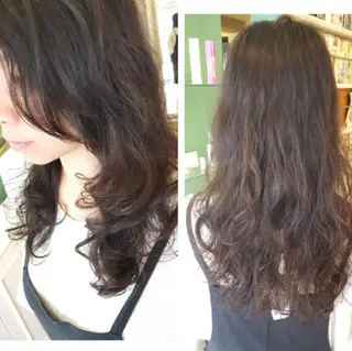 パーマ 若泉 真梨のヘアスタイル