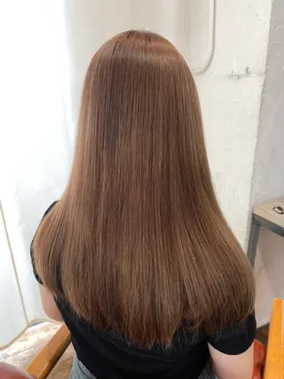 ロング カラー 熊谷 紗奈のヘアスタイル