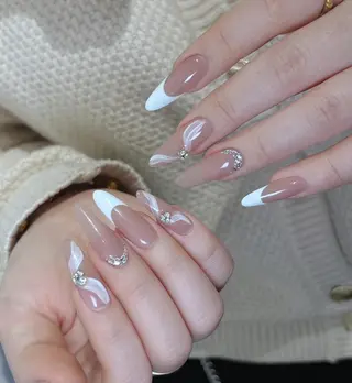 ネイル By moonネイル 🌷ワンホン/韓国風のネイルデザイン