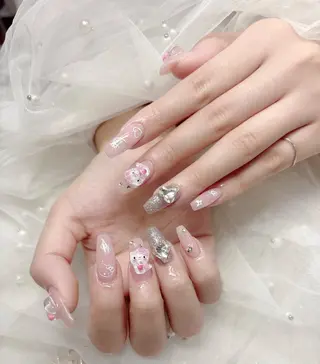 ネイル ラベンダー💖日暮里 ルル💖ネイルのネイルデザイン