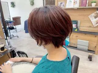 ショート カラー ヘアアレンジ メンズ ケイゴ【店長】 メンズパーマ特化のヘアスタイル