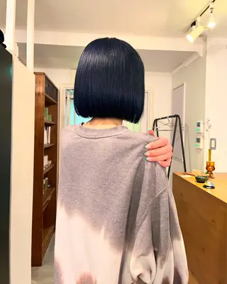 ショート SALT WATER所属・南堀江ハイトーン ×カットMIKU🍒のヘアスタイル