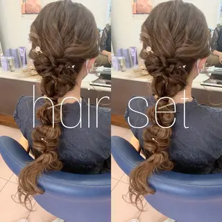 ヘアアレンジ hair salon siro所属・小澤 志穂のヘアスタイル