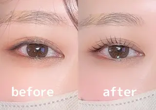 マツエク・マツパ 相澤 優色のマツエク・マツパデザイン