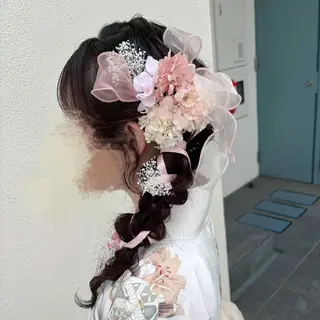 ヘアアレンジ くまだ あかねฅ🐶🐾のヘアスタイル