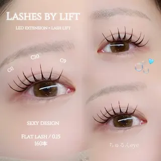 マツエク・マツパ Butterfly Jewel広島店のマツエク・マツパデザイン