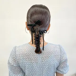 ヘアアレンジ 初めてのショート お任せください✂️のヘアスタイル