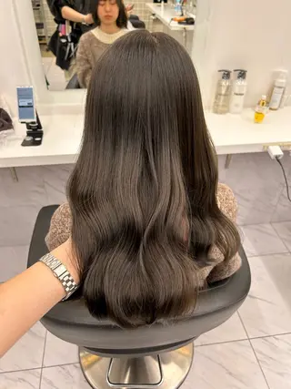 カラー 透明感ベージュ🤎 ナチュラルレイヤーのヘアスタイル