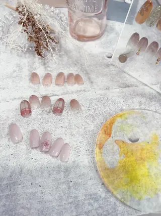 ネイル 北浦和 自爪育成ケアのネイルデザイン