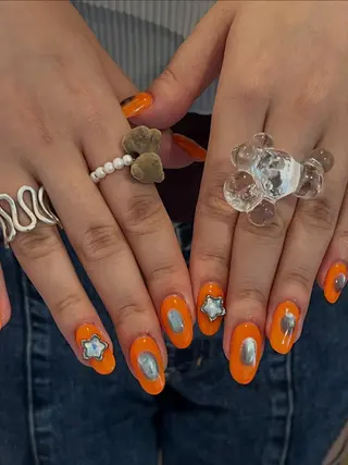 ネイル 文 /個性派ネイルのネイルデザイン