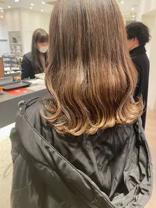 ロング 💎【髪質改善カラー 艶髪×縮毛矯正】💎のヘアスタイル