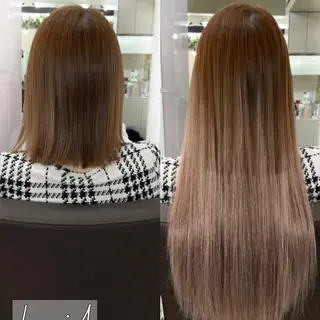 ロング カラー ヘアアレンジ LuciA/エクステ カラーのヘアスタイル