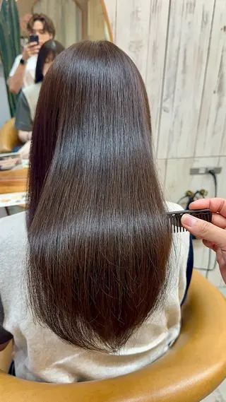 ロング 髪質改善✨縮毛矯正 ショートボブ/ともきのヘアスタイル