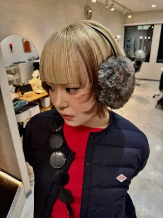 ショート カラー コイデ リュウセイのヘアスタイル