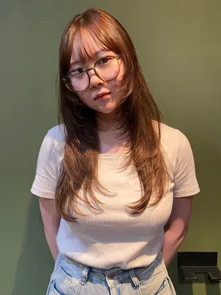 ロング カラー パーマ mai / linoah˚✧のヘアスタイル