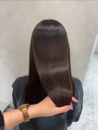 ロング king highlight&extensions梅田所属・髪質改善/似合わ せ/ダブルカラー盛田のヘアスタイル