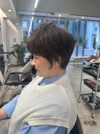 ショート mio/【日本橋】 パーマモデルのヘアスタイル