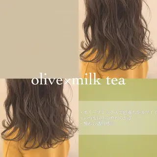 ミディアム カラー レイヤー/艶髪 🇰🇷Ryotaのヘアスタイル