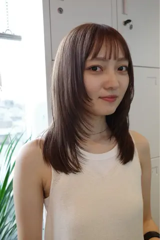 ロング カラー . nanamiのヘアスタイル