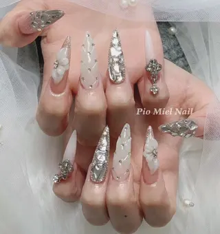 ネイル HANA 長さだしのネイルデザイン