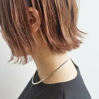 ショート カラー パーマ ヘアアレンジ マツエク・マツパ iplus✴ まつげ、眉毛、耳つぼのマツエク・マツパデザイン